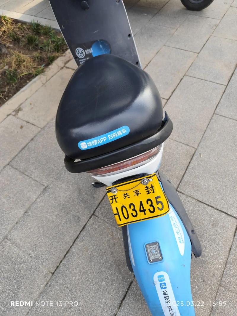共享电瓶车 第一次骑共享单车去景区.以前听说过共享单车,今